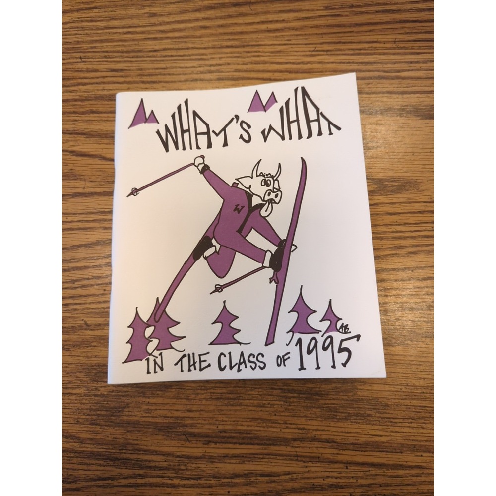 Williams College Williamstown Massachusetts Paperback Yearbook 1995